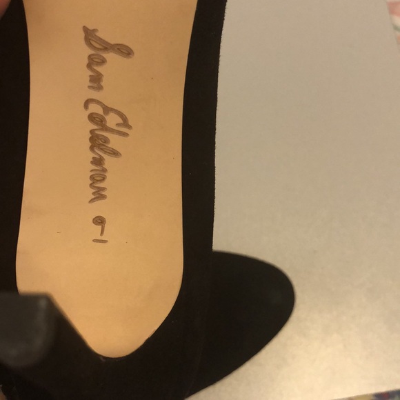 Sam Edelman BlackSuede/Patent Heels - Picture 10 of 15